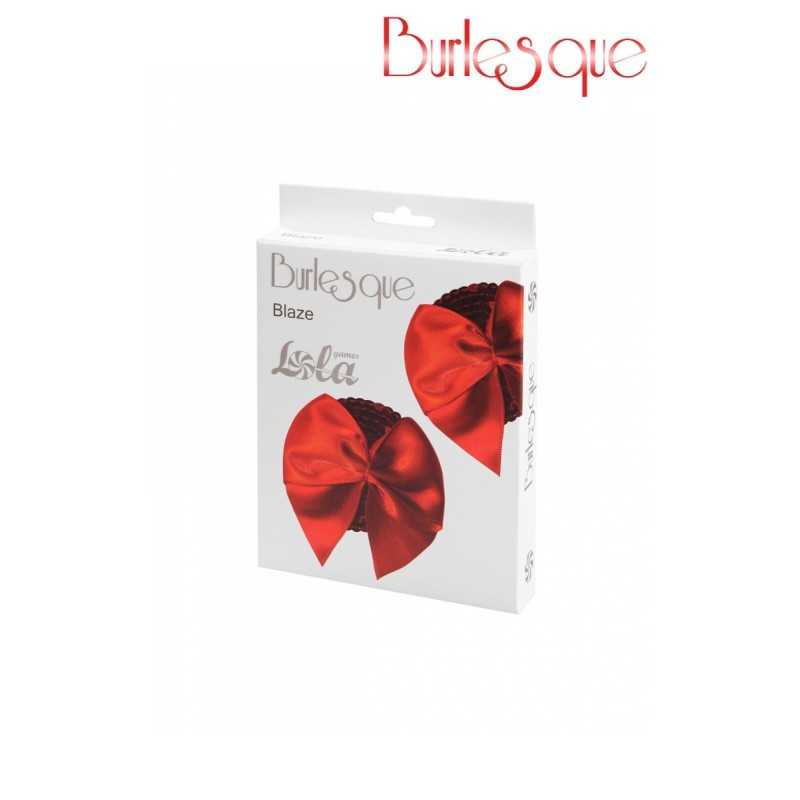 SublimLove Loveshop 42 Nipple Blaze Sequin Rouge et Noeud Satin