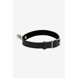 SublimLove Loveshop 42 Collier Clochette Simili Cuir Noir