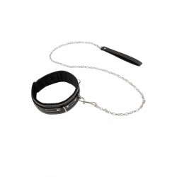 SublimLove Loveshop 42 Collier A Strass et Laisse Chaine-Simili