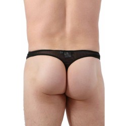 SublimLove Loveshop 42 String Homme Wetlook Zip Va et Vient