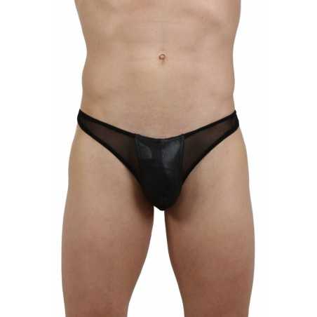 SublimLove Loveshop 42 String Homme Micro Résille Transparente