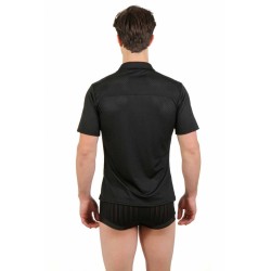 SublimLove Loveshop 42 Chemise Homme Tissu Perforé Col Bouton