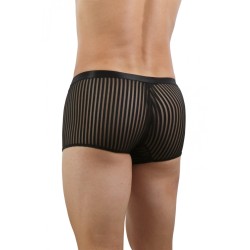 SublimLove Loveshop 42 Boxer Homme Rayé Micro Résille