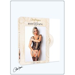 SublimLove Loveshop 42 Bodystocking Résille Florale Effet