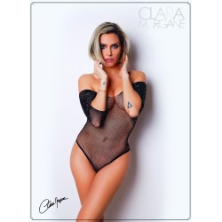 SublimLove Loveshop 42 Body Fine Résille Constellé Strass