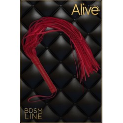 SublimLove Loveshop 42 Martinet Simili Cuir Grainé Rouge 69Cm