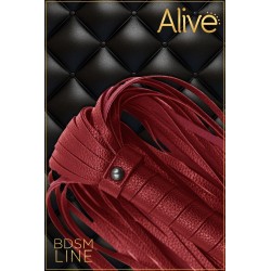 SublimLove Loveshop 42 Martinet Simili Cuir Grainé Rouge 69Cm