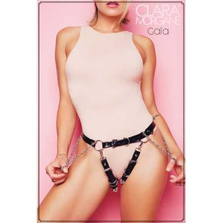 SublimLove Loveshop 42 Gaia Harnais Culotte Ouverte Simili Cuir