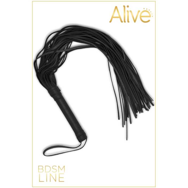 SublimLove Loveshop 42 Martinet Simili Cuir Grainé Noir 69Cm SublimLove Loveshop 42 Martinet Simili Cuir Grainé Noir 69Cm