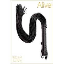 SublimLove Loveshop 42 Martinet Simili Cuir Grainé Noir 69Cm