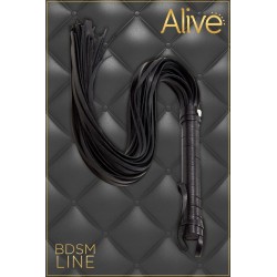 SublimLove Loveshop 42 Martinet Simili Cuir Grainé Noir 69Cm