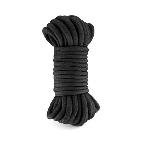 Corde Bondage Noire Douce 10M