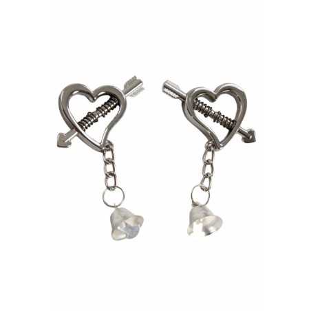 SublimLove Loveshop 42 Pince Tétons "Cupidon" argenté