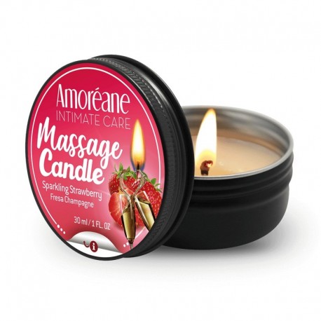 Bougie Massage Candle Fraise Hydratante