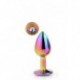 Gleaming Love Bijou Plug Irisé Multicolor Taille M