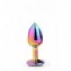 Gleaming Love Bijou Plug Irisé Multicolor Taille S
