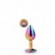 Gleaming Love Bijou Plug Irisé Multicolor Taille S