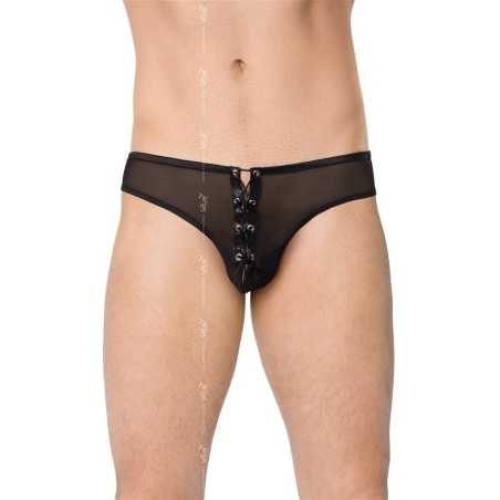 SublimLove Loveshop 42 Large String noir micro résille lacé
