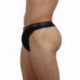 String Homme Micro Résille Wetlook Zip Devant