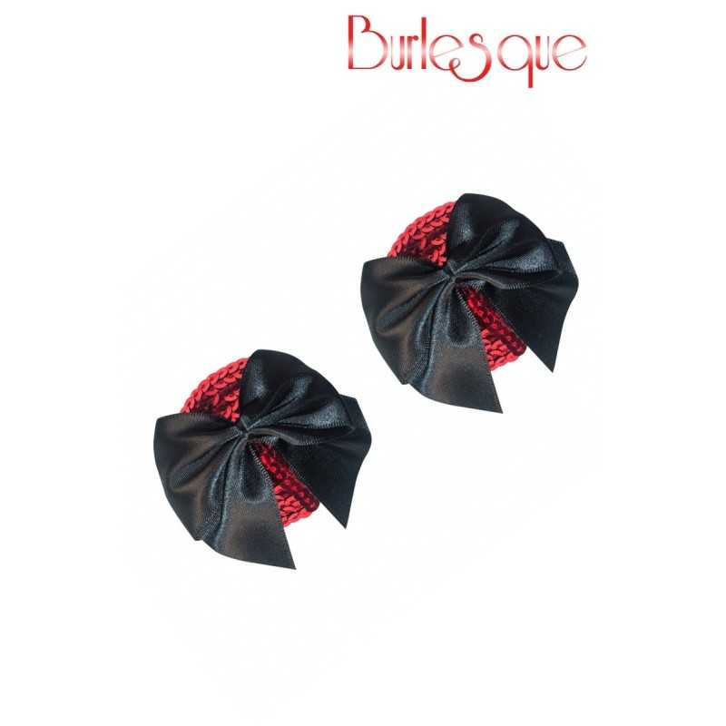 SublimLove Loveshop 42 Nipple Blaze Sequin Rouge et Noeud Satin SublimLove Loveshop 42 Nipple Blaze Sequin Rouge et Noeud Satin