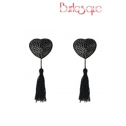 SublimLove Loveshop 42 Nipple Evans Coeur Noir à Pompon et Mini