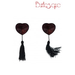 SublimLove Loveshop 42 Nipple Evans Coeur Noir à Pompon et Mini