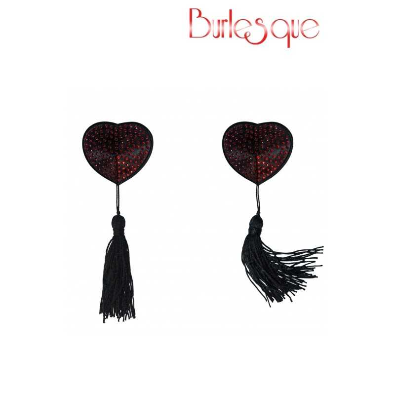 SublimLove Loveshop 42 Nipple Evans Coeur Noir à Pompon et Mini