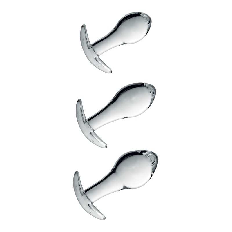 SublimLove Loveshop 42 Set 3 Plugs Anal Boule en Verre N°17 SublimLove Loveshop 42 Set 3 Plugs Anal Boule en Verre N°17