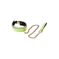 SublimLove Loveshop 42 Collier Et Laisse Simili Cuir
