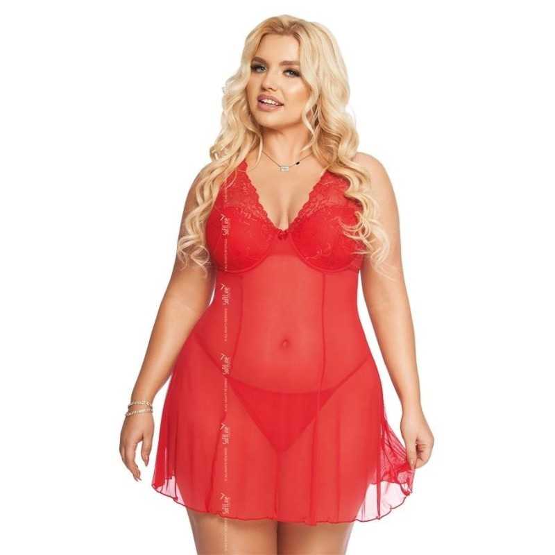 SublimLove Loveshop 42 Berta Nuisette évasée Grande Taille SublimLove Loveshop 42 Berta Nuisette évasée Grande Taille