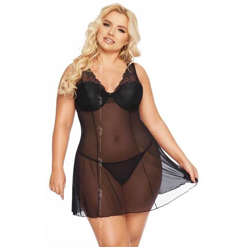 SublimLove Loveshop 42 Berta Nuisette évasée Grande Taille SublimLove Loveshop 42 Berta Nuisette évasée Grande Taille