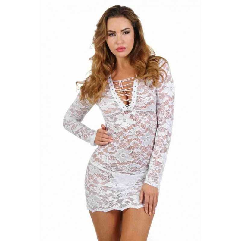 SublimLove Loveshop 42 Robe Dentelle Lacée Décolleté