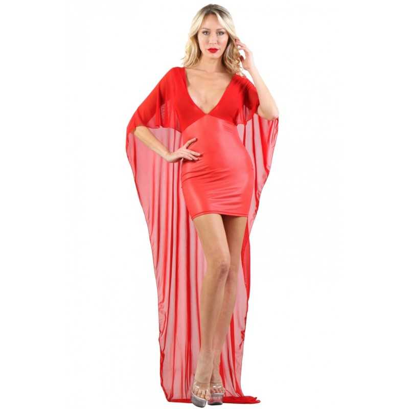 SublimLove Loveshop 42 Robe Courte Wetlook et Longue Au Dos en SublimLove Loveshop 42 Robe Courte Wetlook et Longue Au Dos en