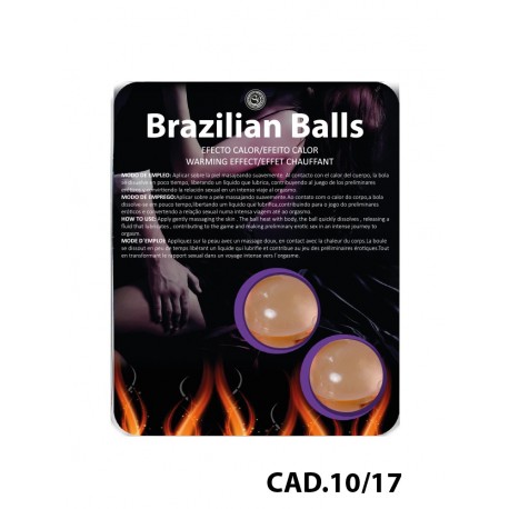 Boules Brésiliennes Effet Chauffant X2