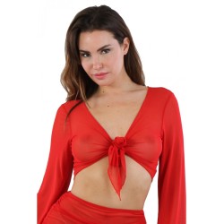 SublimLove Loveshop 42 Top voile transparent nouer devant