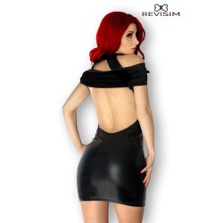 SublimLove Loveshop 42 Luna Robe Noire Wetlook et Voile