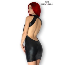 SublimLove Loveshop 42 Luna Robe Noire Wetlook et Voile