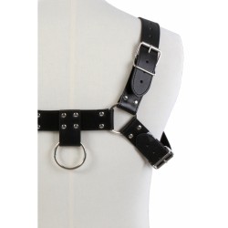 SublimLove Loveshop 42 Harnais Simili Cuir Noir Buste Homme