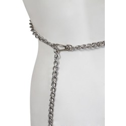 SublimLove Loveshop 42 Soutien Gorge en Chaine argentée.