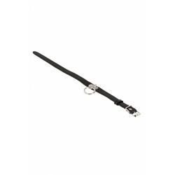 SublimLove Loveshop 42 Collier Simili Cuir Noir et Anneau