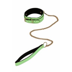 SublimLove Loveshop 42 Collier Phosprorescent avec Laisse Métal