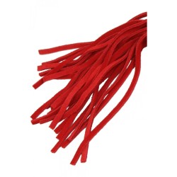 SublimLove Loveshop 42 Martinet Noir Effet Daim Avec Rivets 50Cm