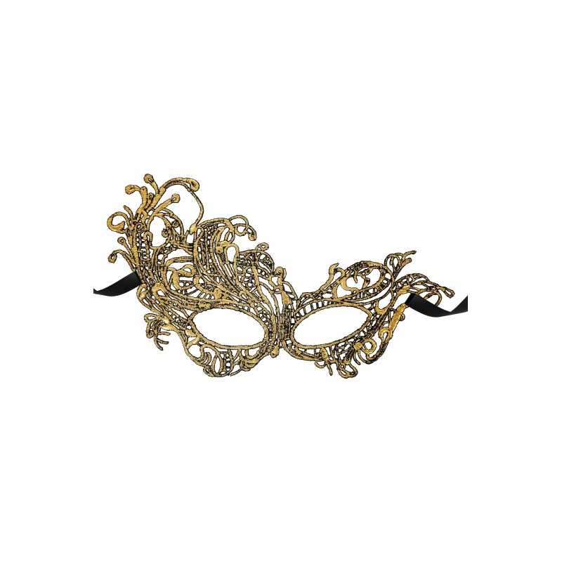 SublimLove Loveshop 42 Aurore Masque asymetrique broderie dorée SublimLove Loveshop 42 Aurore Masque asymetrique broderie dorée