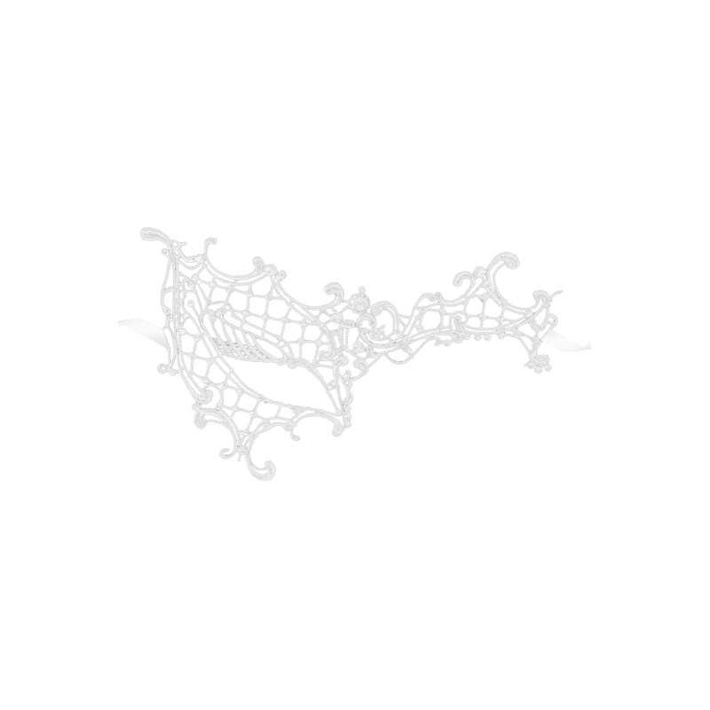 SublimLove Loveshop 42 Croissant de Lune Masque en guipure blanc SublimLove Loveshop 42 Croissant de Lune Masque en guipure blanc