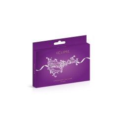 SublimLove Loveshop 42 Croissant de Lune Masque en guipure blanc