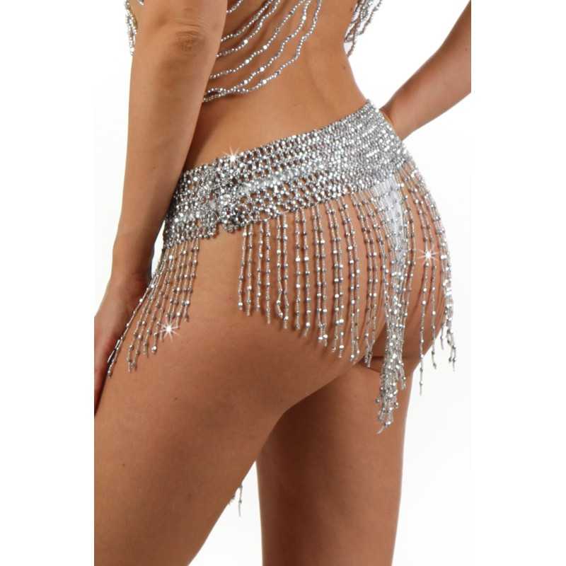 SublimLove Loveshop 42 Mini Jupe en Perles SublimLove Loveshop 42 Mini Jupe en Perles