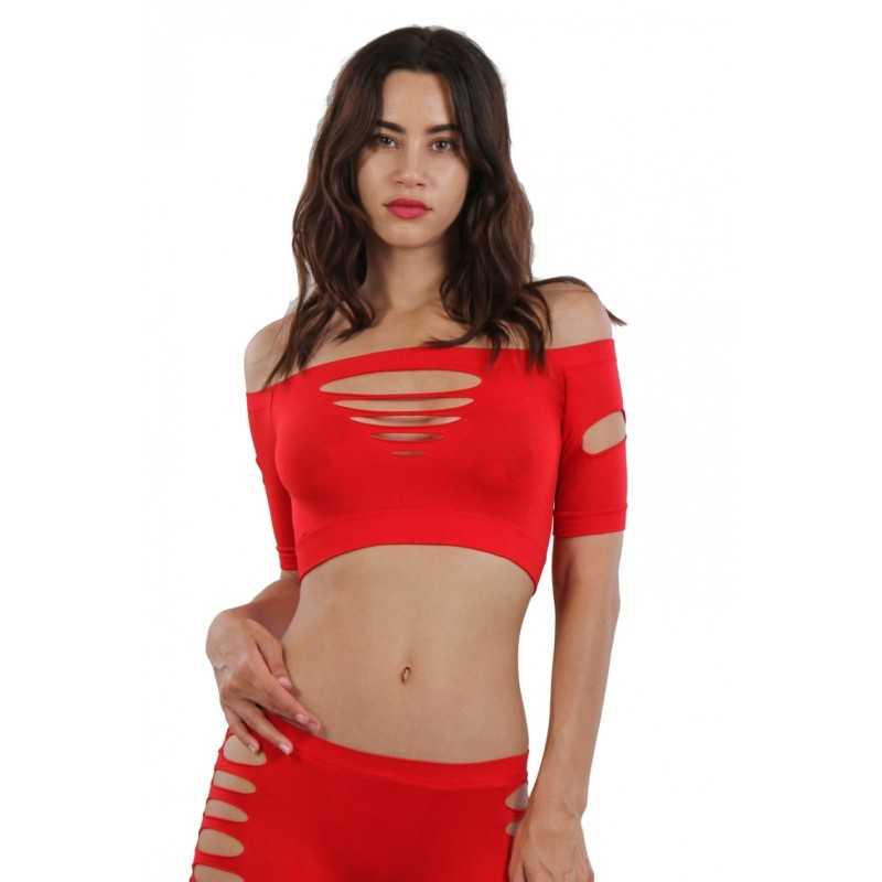 SublimLove Loveshop 42 Top court moulant ajouré SublimLove Loveshop 42 Top court moulant ajouré