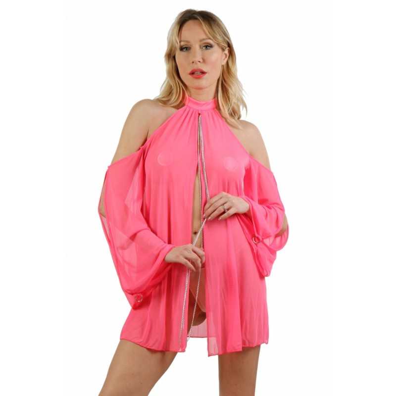 SublimLove Loveshop 42 Robe Transparente Manches Longues