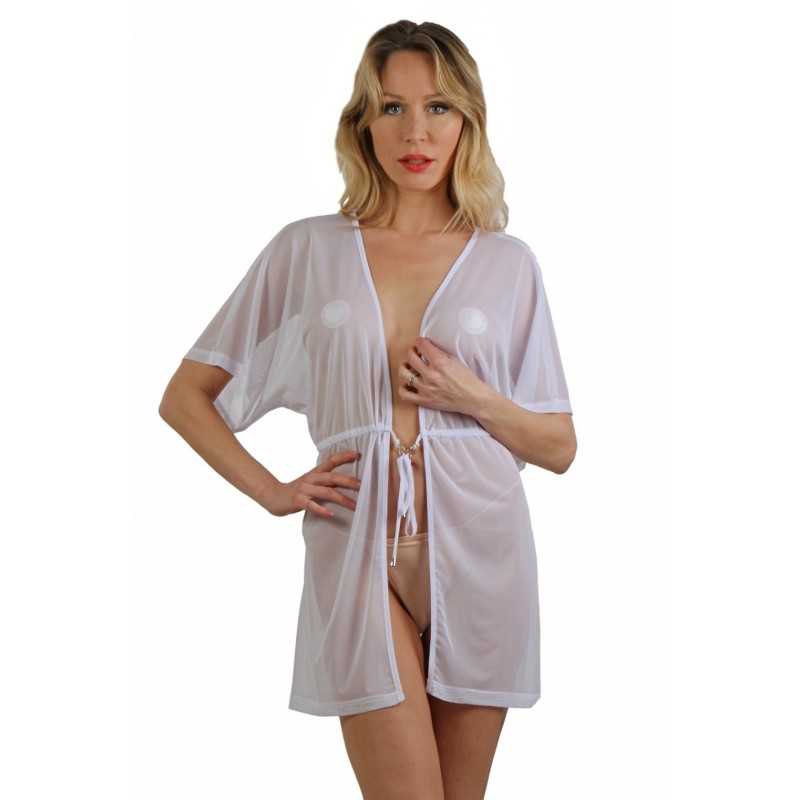 SublimLove Loveshop 42 Déshabillé micro résille Taille SublimLove Loveshop 42 Déshabillé micro résille Taille