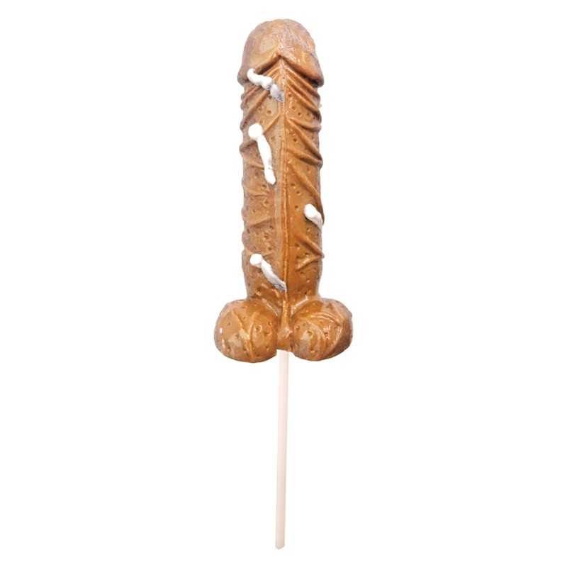 SublimLove Loveshop 42 Sucette Penis Chocolat au Lait 17 Cm SublimLove Loveshop 42 Sucette Penis Chocolat au Lait 17 Cm